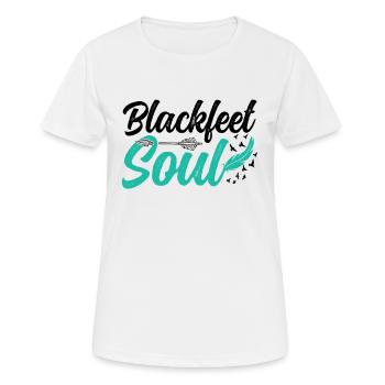 Indigène Pieds-Noirs Soul Tribu indienne de - T-shirt respirant Femme - blanc - Devant - AI Model Female 172 dark (172cm)