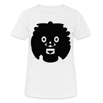 Comic - Frauen T-Shirt atmungsaktiv - Weiß - Vorne - AI Model Female 172 dark (172cm)