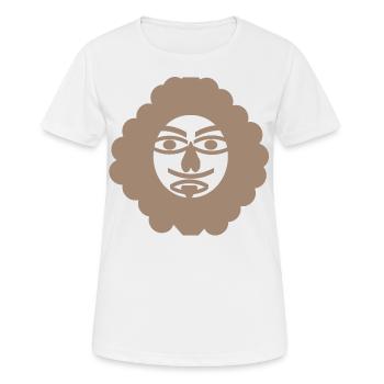 Prinz - Frauen T-Shirt atmungsaktiv - Weiß - Vorne - AI Model Female 172 dark (172cm)