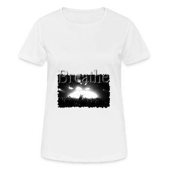 Concert respirer - T-shirt respirant Femme - blanc - Devant - AI Model Female 172 dark (172cm)