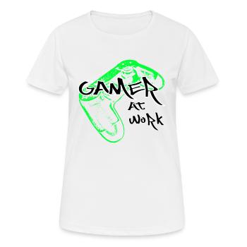 Gamer - Women's Breathable T-Shirt - white - Front - AI Model Female 172 dark (172cm)