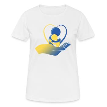 Down syndrome design - Women's Breathable T-Shirt - white - Front - AI Model Female 172 dark (172cm)