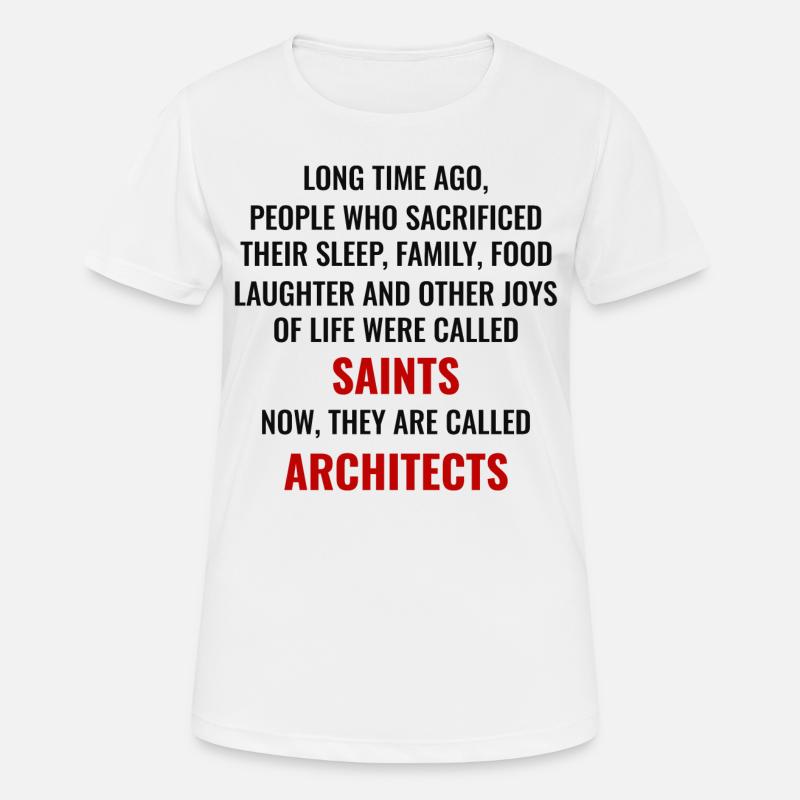 Architecte Architecte Étudiant Architecte Drôle - T-shirt respirant Femme - blanc