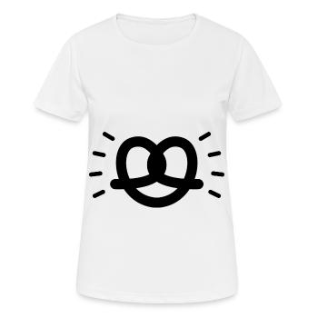 Pretzel Marquee Beer Tent Party - Women's Breathable T-Shirt - white - Front - AI Model Female 172 dark (172cm)