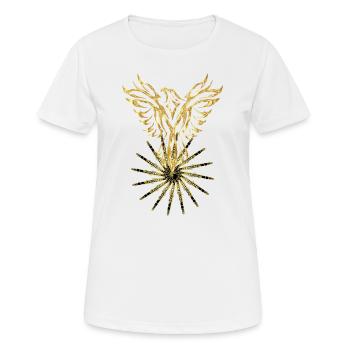 Clarinette Phoenix - T-shirt respirant Femme - blanc - Devant - AI Model Female 172 dark (172cm)