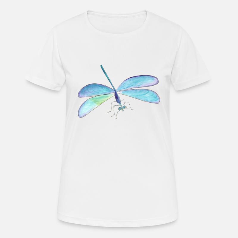 Dragonfly - Women's Breathable T-Shirt - white