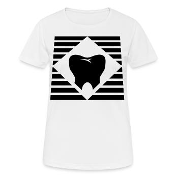 Dentiste - T-shirt respirant Femme - blanc - Devant - AI Model Female 172 dark (172cm)