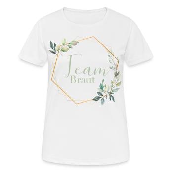 Wonderful Eucalyptus - Team Bride - Women's Breathable T-Shirt - white - Front - AI Model Female 172 dark (172cm)
