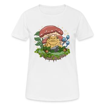A Piece of Cottagecore - Women's Breathable T-Shirt - white - Front - AI Model Female 172 dark (172cm)