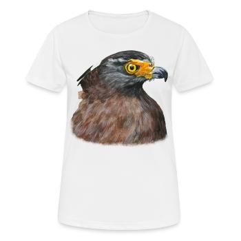 Desert Buzzard Buzzard Bird of Prey Bird of Prey - Women's Breathable T-Shirt - white - Front - AI Model Female 172 dark (172cm)