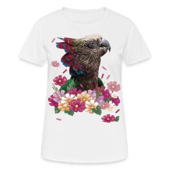 The cacique parrot - Women's Breathable T-Shirt - white - Front - AI Model Female 172 dark (172cm)