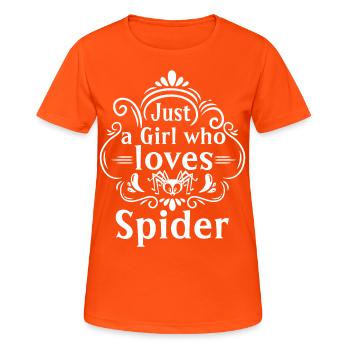 Tarantula Tarantula Terraristics Amphibian Spider - Women's Breathable T-Shirt - neon orange - Front - AI Model Female 172 dark (172cm)