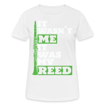 Clarinettiste Brass band Music band Musiciens - T-shirt respirant Femme - blanc - Devant - AI Model Female 172 dark (172cm)