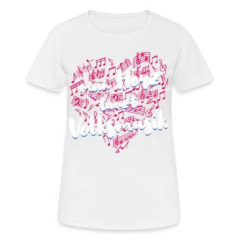 Volksmusik Party Dorffest Ouftit Deutsche Schlager - Frauen T-Shirt atmungsaktiv - Weiß - Vorne - AI Model Female 172 dark (172cm)