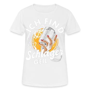 Volksmusik Party Dorffest Ouftit Deutsche Schlager - Frauen T-Shirt atmungsaktiv - Weiß - Vorne - AI Model Female 172 dark (172cm)