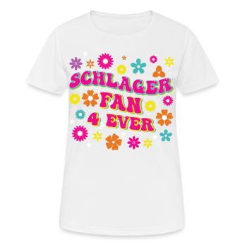 Volksmusik Party Dorffest Ouftit Deutsche Schlager - Frauen T-Shirt atmungsaktiv - Weiß - Vorne - AI Model Female 172 dark (172cm)