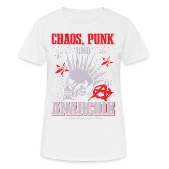 Punk Rock Pogo Anarchy Punks Punk Rocker Punk - Women's Breathable T-Shirt - white - Front - AI Model Female 172 dark (172cm)
