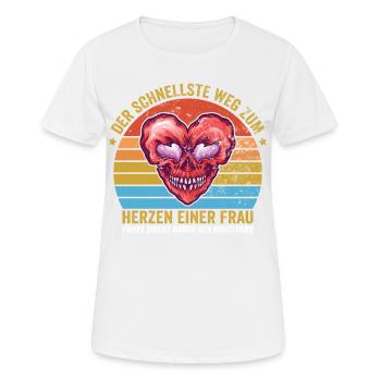 Volksmusik Party Dorffest Ouftit Deutsche Schlager - Frauen T-Shirt atmungsaktiv - Weiß - Vorne - AI Model Female 172 dark (172cm)