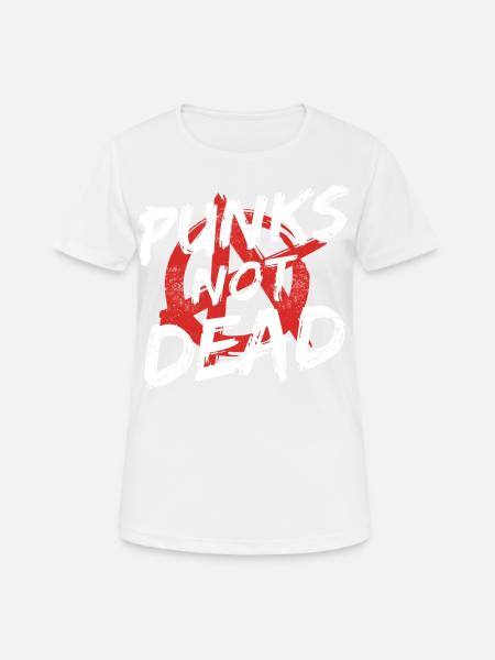 Punk Rock Pogo Anarchie Punks Punk Rocker Punk - T-shirt respirant Femme - blanc
