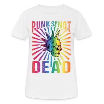 Punk Rock Pogo Anarchy Punks Punk Rocker Punk - Women's Breathable T-Shirt - white - Front - AI Model Female 172 dark (172cm)