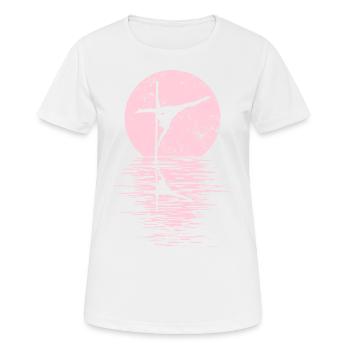 Pole Dance Dancer, Pole Dance, Pole Dancing - T-shirt respirant Femme - blanc - Devant - AI Model Female 172 dark (172cm)