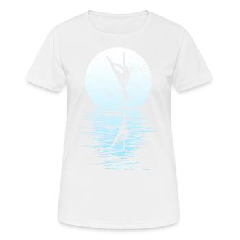 Pole Dance Dancer, Pole Dance, Pole Dancing - T-shirt respirant Femme - blanc - Devant - AI Model Female 172 dark (172cm)