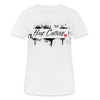 Hood Couture <3 est 2023 - Frauen T-Shirt atmungsaktiv - Weiß - Vorne - AI Model Female 172 dark (172cm)