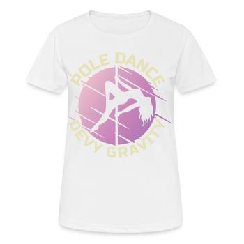 Pole Dance Dancer, Pole Dance, Pole Dancing - T-shirt respirant Femme - blanc - Devant - AI Model Female 172 dark (172cm)