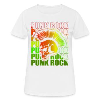Punk Rock Pogo Anarchy Punks Punk Rocker Punk - Women's Breathable T-Shirt - white - Front - AI Model Female 172 dark (172cm)