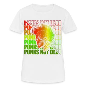 Punk Rock Pogo Anarchy Punks Punk Rocker Punk - Women's Breathable T-Shirt - white - Front - AI Model Female 172 dark (172cm)