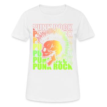 Punk Rock Pogo Anarchy Punks Punk Rocker Punk - Women's Breathable T-Shirt - white - Front - AI Model Female 172 dark (172cm)