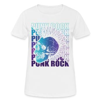 Punk Rock Pogo Anarchy Punks Punk Rocker Punk - Women's Breathable T-Shirt - white - Front - AI Model Female 172 dark (172cm)