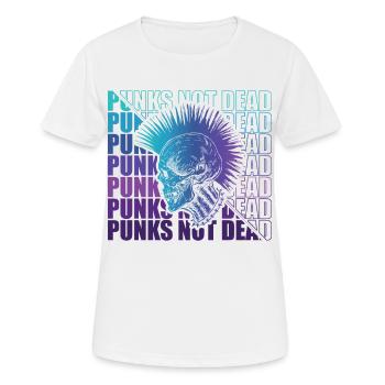 Punk Rock Pogo Anarchy Punks Punk Rocker Punk - Women's Breathable T-Shirt - white - Front - AI Model Female 172 dark (172cm)