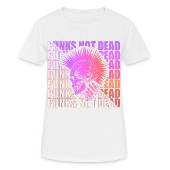 Punk Rock Pogo Anarchy Punks Punk Rocker Punk - Women's Breathable T-Shirt - white - Front - AI Model Female 172 dark (172cm)