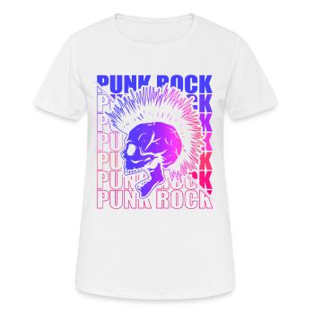 Punk Rock Pogo Anarchy Punks Punk Rocker Punk - Women's Breathable T-Shirt - white - Front - AI Model Female 172 dark (172cm)