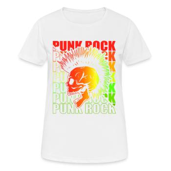 Punk Rock Pogo Anarchy Punks Punk Rocker Punk - Women's Breathable T-Shirt - white - Front - AI Model Female 172 dark (172cm)
