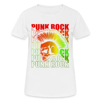 Punk Rock Pogo Anarchy Punks Punk Rocker Punk - Women's Breathable T-Shirt - white - Front - AI Model Female 172 dark (172cm)