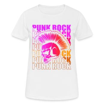 Punk Rock Pogo Anarchy Punks Punk Rocker Punk - Women's Breathable T-Shirt - white - Front - AI Model Female 172 dark (172cm)