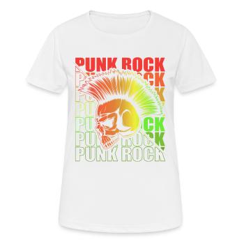 Punk Rock Pogo Anarchy Punks Punk Rocker Punk - Women's Breathable T-Shirt - white - Front - AI Model Female 172 dark (172cm)