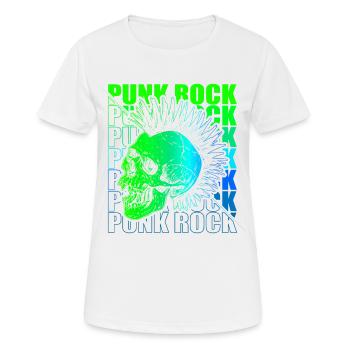 Punk Rock Pogo Anarchy Punks Punk Rocker Punk - Women's Breathable T-Shirt - white - Front - AI Model Female 172 dark (172cm)