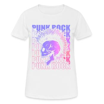 Punk Rock Pogo Anarchy Punks Punk Rocker Punk - Women's Breathable T-Shirt - white - Front - AI Model Female 172 dark (172cm)