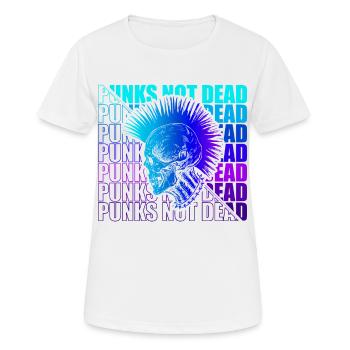 Punk Rock Pogo Anarchy Punks Punk Rocker Punk - Women's Breathable T-Shirt - white - Front - AI Model Female 172 dark (172cm)