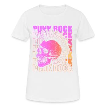 Punk Rock Pogo Anarchy Punks Punk Rocker Punk - Women's Breathable T-Shirt - white - Front - AI Model Female 172 dark (172cm)