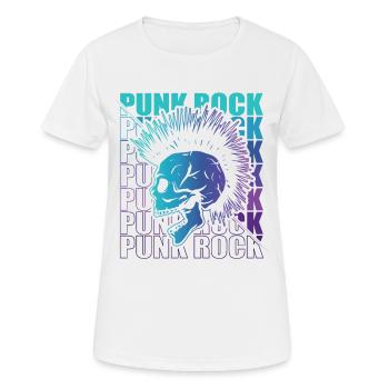 Punk Rock Pogo Anarchy Punks Punk Rocker Punk - Women's Breathable T-Shirt - white - Front - AI Model Female 172 dark (172cm)