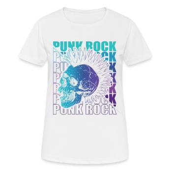 Punk Rock Pogo Anarchy Punks Punk Rocker Punk - Women's Breathable T-Shirt - white - Front - AI Model Female 172 dark (172cm)