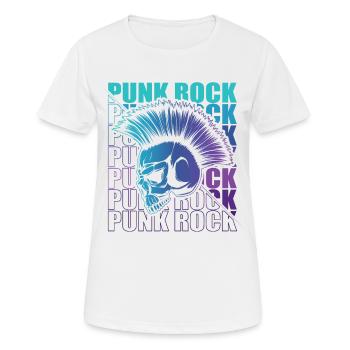 Punk Rock Pogo Anarchy Punks Punk Rocker Punk - Women's Breathable T-Shirt - white - Front - AI Model Female 172 dark (172cm)