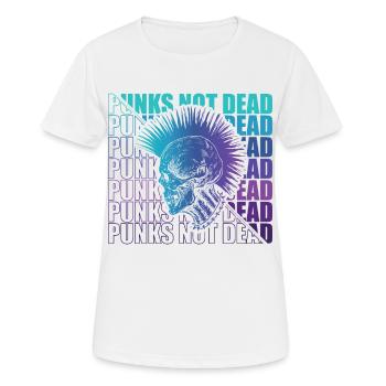 Punk Rock Pogo Anarchy Punks Punk Rocker Punk - Women's Breathable T-Shirt - white - Front - AI Model Female 172 dark (172cm)
