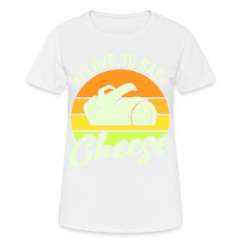 Photographie Photo Photographe Photographes! Photographes - T-shirt respirant Femme - blanc - Devant - AI Model Female 172 dark (172cm)