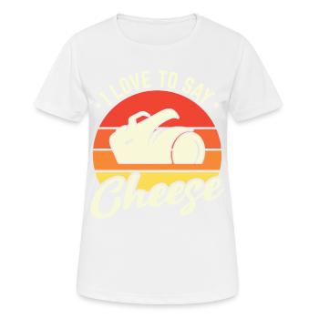 Photographie Photo Photographe Photographes! Photographes - T-shirt respirant Femme - blanc - Devant - AI Model Female 172 dark (172cm)