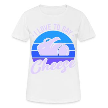 Photographie Photo Photographe Photographes! Photographes - T-shirt respirant Femme - blanc - Devant - AI Model Female 172 dark (172cm)